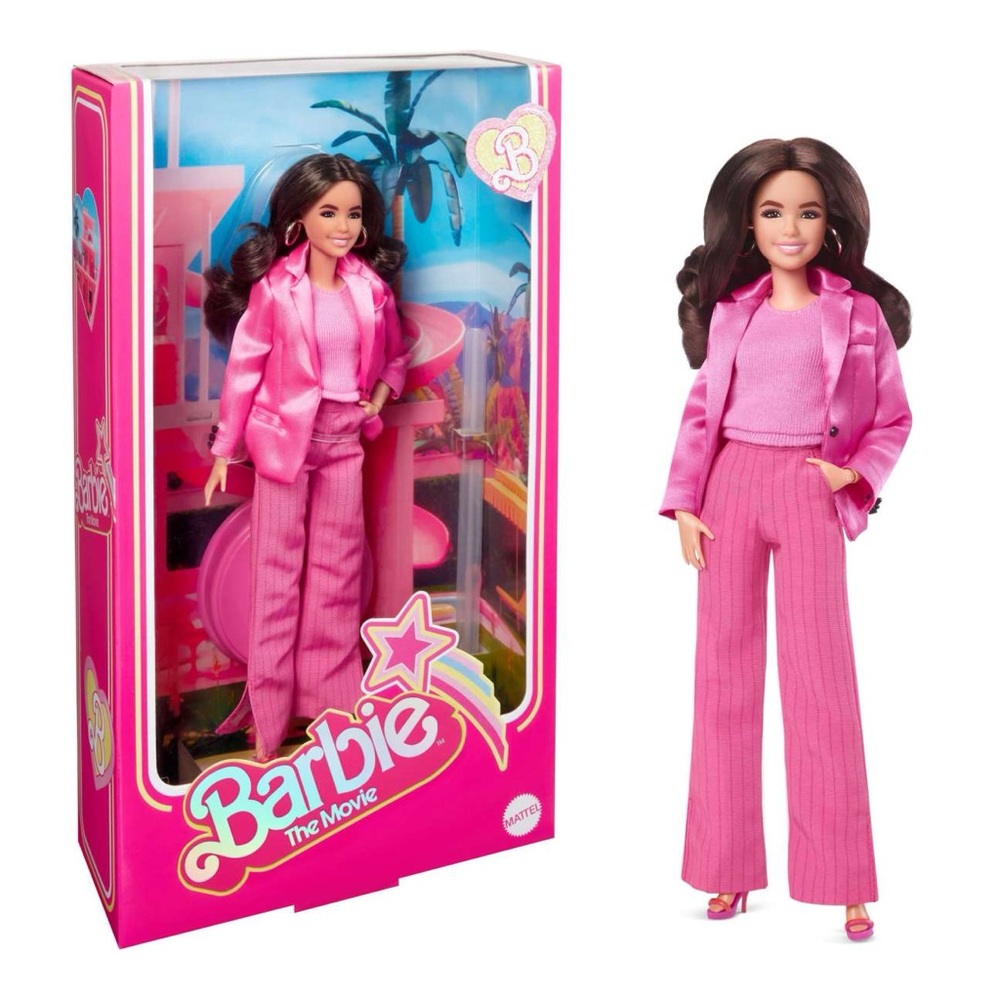 Barbie The Movie Gloria Doll, Pink Power Pantsuit